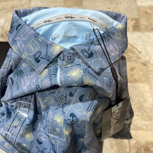 Walter Hagen Men's Performance 11 Dense Desert Convo Golf Polo - Picture 4 of 9